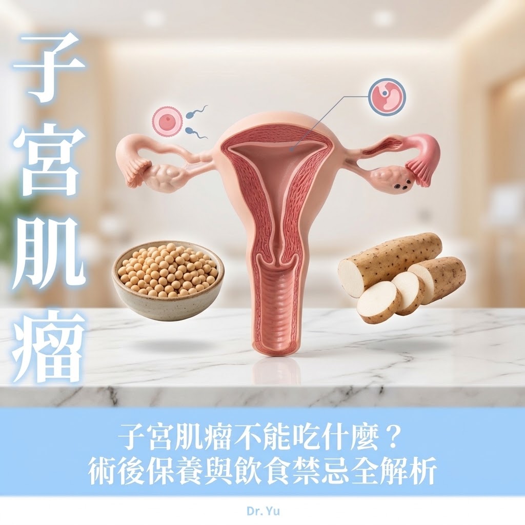 子宮肌瘤不能吃什麼？術後保養與飲食禁忌全解析｜游正暐醫師